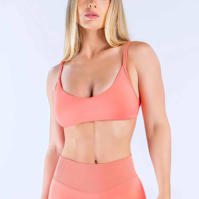Push Up Bra Padded - HISTELLO Reggiseno Sportivo a Scollo Profondo