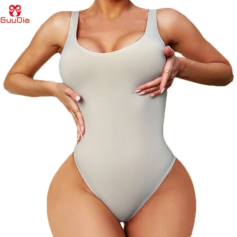 Shapewear Bodysuit Firm - GUUDIA Perizoma sexy Profondo scollo a