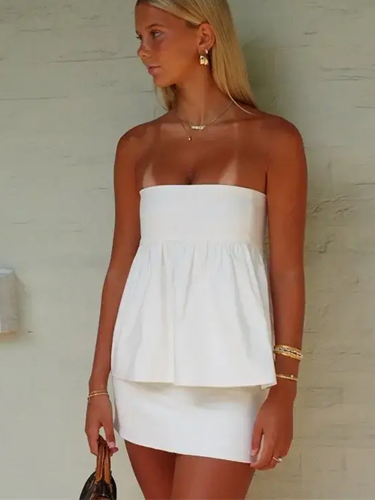 HXAO Top senza spalline Donna  - Strapless Bra Backless recensione e prezzo